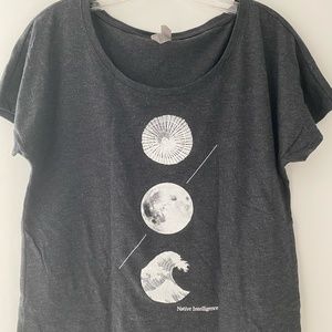 Native Intelligence Moon, Tide, Opihi Black T Shirt